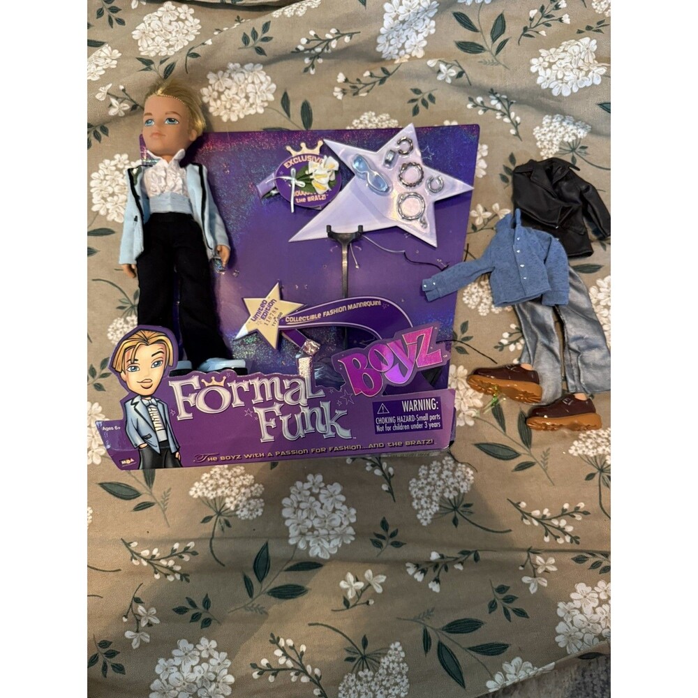VINTAGE Bratz Boyz Formal Funk Cameron TOTY Edition Prom 2003 RARE